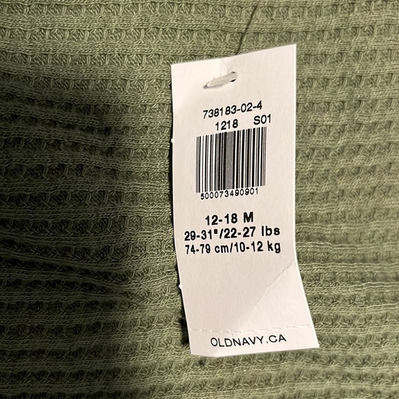BNWT Old Navy 12-18m Sweater - Picture 3 of 3